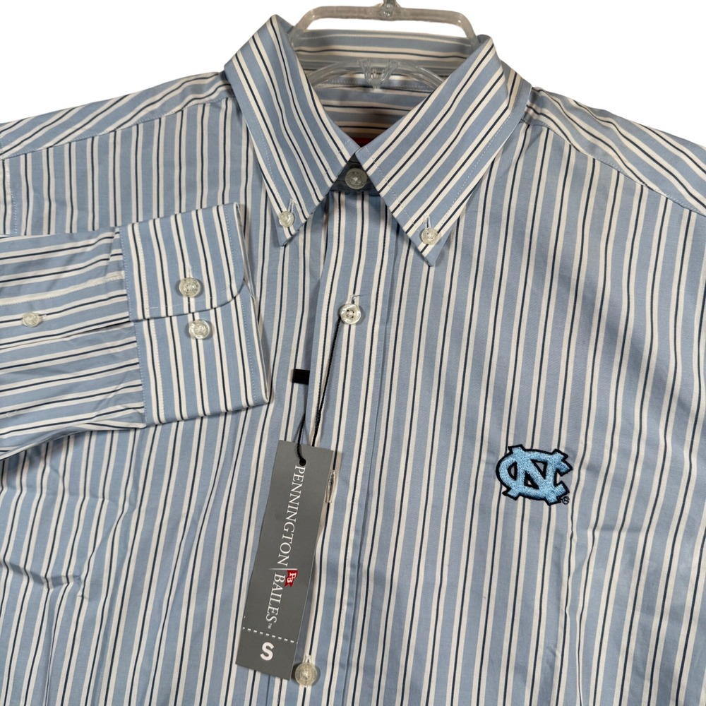 NEW Pennington & Bailes Shirt Mens Small UNC Tar‎ Heels Button Down